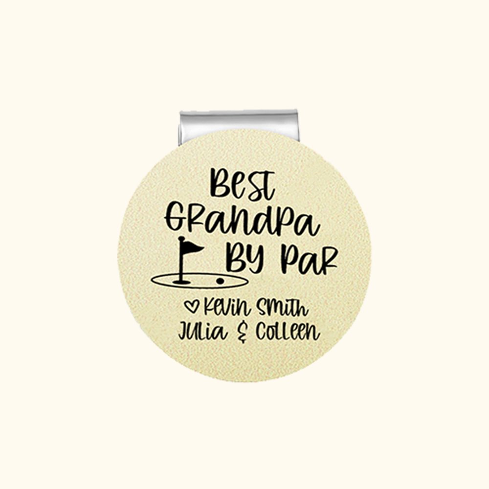 Clip magnétique pour chapeau avec nom Cadeau de fête des pères pour les amateurs de golf