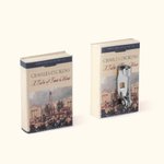 Personalizado Mini libro de la cubierta de acrílico Broche de solapa Regalo de cumpleaños para los amantes del libro Escritor