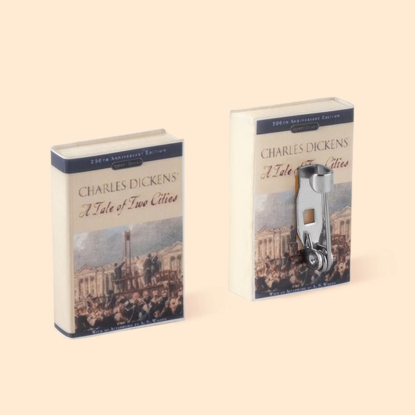 Personalized Mini Book Cover Acrylic Lapel Pin Brooch Birthday Gift for Book Lovers Writer