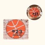 Personalized Baseball Soccer Football Basketball Non-slip Mouse Pad with Number and Name Gift for Ball Game Sport Lovers
