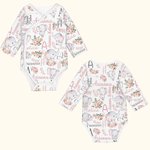 Onesie pour Bébé Personnalisé avec Initiale et Nom Onesie avec Fleur et Éléphant Cadeau Fête des Mères pour Bébé Nouveau-né Nouvelle Maman