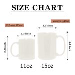 Personalized Flower Titles Butterfly Heart 11oz/15oz Ceramic Mug with Names Mother's Day Birthday Gift for Mom Grandma