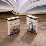 Personalizado Mini libro de la cubierta de acrílico Broche de solapa Regalo de cumpleaños para los amantes del libro Escritor