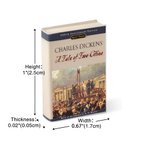 Personalizado Mini libro de la cubierta de acrílico Broche de solapa Regalo de cumpleaños para los amantes del libro Escritor