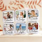 Personalized Portable Photo Birth Flower Jewellery Box with Name Birthday Wedding Bachelorette Bridesmaid Party Gift for Her