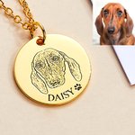 Personalisiertes Haustier Foto-Portrait Armband mit 1-5 Anhängern und Namen Geburtstags- und  Erinnerungsgeschenk für Tierliebhaber