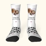 Personalised Best Mom Ever Adult Heart Photo Socks Clothing Accessory Mother's Day Birthday Gift for Mom