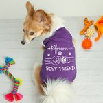 Personalised Best Friend Fist Bump Large Pet Shirts with Names Birthday Anniversary Gift for Dog Cat Lovers