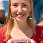 Personalized Double Sided Cutout Photo Acrylic Dangle Earrings Handmade Sport Game Day Accessory Birthday Gift for Women Girls