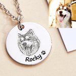 Personalisiertes Haustier Foto-Portrait Armband mit 1-5 Anhängern und Namen Geburtstags- und  Erinnerungsgeschenk für Tierliebhaber