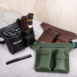 Personalizzato Multi-Comparto in pelle Forbici parrucchieri Waist Bag con nome Hairstylist Must Haves Regalo per parrucchiere Barber