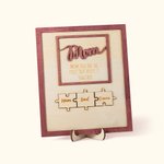 Personalisierte hölzerne Mom Puzzle Zeichen mit 1-6 Namen graviert Schreibtisch Dekoration Muttertag Geschenk für sie