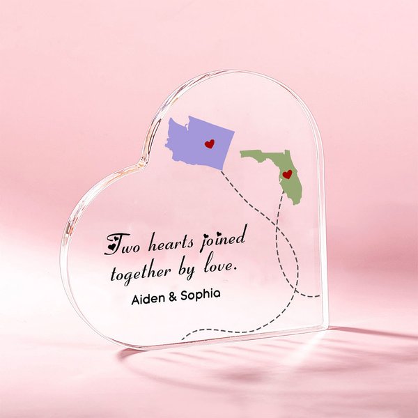 Placca acrilica personalizzata con nome per la decorazione della casa per la festa della mamma e del papà per la famiglia.