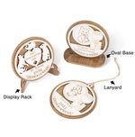 Henkilökohtainen eläinlääkäri Caduceus 3D veistämällä plaketti puinen koriste teksti syntymäpäivälahja eläinlääkäriopiskelijalle eläinlääkäriin