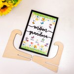 Personalisierte erste Mama jetzt Oma Schmetterling Holzschild mit Namen Muttertag Geburtstag Geschenk für Mama Oma