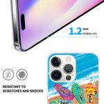 Personalized Grandma's Beach Buddies Flip Flop Phone Case for iPhone with Names Birthday Mother's Day Gift for Family