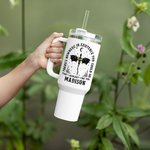 Personalisierte Drachen Sternenhimmel 40oz Name Becher für Stanley mit Deckel Stroh und Griff Geburtstag Geschenk für Leser Drachenliebhaber