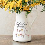 Personalized If Mamas Were Flowers We'd Pick You Ceramic Vase with 1-16 Birth Flowers Home Decor Mother's Day Gift for Mom Grandma