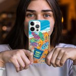 Personalized Grandma's Beach Buddies Flip Flop Phone Case for iPhone with Names Birthday Mother's Day Gift for Family