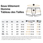Caleçon Motif Coeur d'Amour Texte Drôle Sous-Vêtement Homme Personnalisé avec Photo de Visage Cadeau St Valentin pour Lui