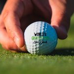 Pallina da golf personalizzata Best Dad Ever con nome inciso Set di 3 regali di compleanno per la festa del papà per lui