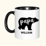 Mug Personnalisé avec Nom du Père et 1-12 Noms d'Enfants Cadeau Fête des Pères Anniversaire pour Papa Grand-Père