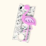 Personalisierte Acryl Glitter Flamingo 3D Name Platte Topper für 30oz 40oz Stanley Tumbler Geburtstag Geschenk für Freund Familie