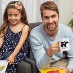 Mug Personnalisé avec Nom du Père et 1-12 Noms d'Enfants Cadeau Fête des Pères Anniversaire pour Papa Grand-Père