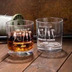 Gepersonaliseerd Het Leven Zit Vol Belangrijke Keuzes 10oz Visserij Whiskeyglas met Naam Grappig Verjaardag Vaderdagcadeau voor Visliefhebbers