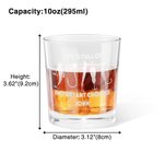 Gepersonaliseerd Het Leven Zit Vol Belangrijke Keuzes 10oz Visserij Whiskeyglas met Naam Grappig Verjaardag Vaderdagcadeau voor Visliefhebbers