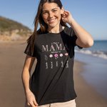 Personalized This Mommy Nana Belongs To 1-16 Birth Flowers T-shirt with Name Birthday Mother's Day Gift for Mom Grandma