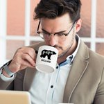 Mug Personnalisé avec Nom du Père et 1-12 Noms d'Enfants Cadeau Fête des Pères Anniversaire pour Papa Grand-Père