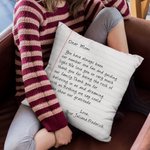 Personalisierte Sie haben immer meine Nummer eins Fan werfen Kissenbezug mit Handschrift Love Letter Design Muttertag für Familie