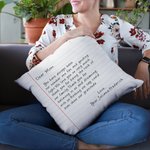 Personalisierte Sie haben immer meine Nummer eins Fan werfen Kissenbezug mit Handschrift Love Letter Design Muttertag für Familie