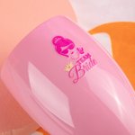 Personalised Pink Orange Champagne Toasting Flutes with Name or Logo Set of 2 Birthday Bachelorette Bridal Party Favors Gift for Women