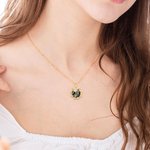 Personalisierte Geometrische kubische Polygon Foto Halskette Geburtstag Muttertag Memorial Geschenk für sie