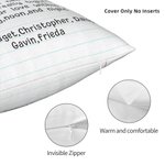 Gepersonaliseerd Ik Knuffelde Dit Kussen Liefdesletters Werpkussenhoes Moederdag Vaderdag voor Mama Papa