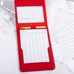 Personalizzato Best Dad Ever in pelle Golf Scorecard Holder Yardage Book Cover con nome del bambino Regalo di compleanno per la festa del papà per gli