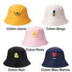 Chapeau avec Broderie Personnalisée Texte et Motif Chapeau en Coton ou Jean Cadeau Activités au Dehors pour Famille Pêcheur
