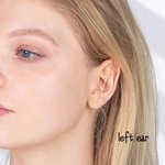 Gepersonaliseerde Oor Wrap Crawler Hook Oorbellen met Naam Geen Piercing Oor Manchet Edgy Statement Sieraden Verjaardagscadeau voor haar