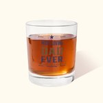 Personalized Design Your Own Custom Message 10oz Whisky Glass with Colourful Letters Birthday Father's Day Gift for Liquor Lovers