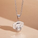 Henkilökohtainen koripallo Rebounding kaulakoru kaiverrettu nimi syntymäpäivälahja koripallo rakastaja valmentaja