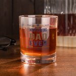 Personalized Design Your Own Custom Message 10oz Whisky Glass with Colourful Letters Birthday Father's Day Gift for Liquor Lovers