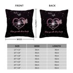 Gepersonaliseerd We Love You With All Our Heart Kussenovertrek met 1-9 Vlinders Moederdagcadeau voor haar