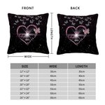 Personalized Blessed to Be Called Nana Throw Pillow Cover with 1-9 Butterflies Mother's Day Gift for Her