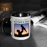 Mug en Céramique Personnalisée avec Textes et Photos pour la Première Fête des Pères Cadeau d'Anniversaire de la Fête des Pères pour Papa Grand-père