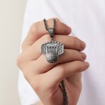 Henkilökohtainen koripallo Rebounding kaulakoru kaiverrettu nimi syntymäpäivälahja koripallo rakastaja valmentaja