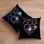 Personalized Blessed to Be Called Nana Throw Pillow Cover with 1-9 Butterflies Mother's Day Gift for Her