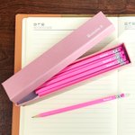 Personalized Macaron-coloured Box of 12 HB Pencils Stationery Set with Name and Cute Elements Children's Day Back to School Gift for Kids