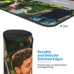 Alfombrilla de ratón antideslizante personalizada de 6 fotos con nombre y texto Día del padre Aniversario Regalo para papá Abuelo